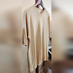 Two Pronto Uomo Off-White Mens Silk Shirts